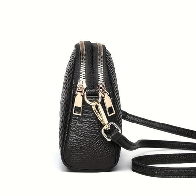 Cora | Belle mini sac à bandoulière en simili cuir avec motif crocodile