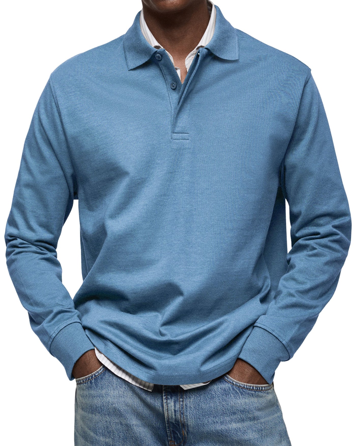 Alexandre™ | Polo décontracté à manches longues