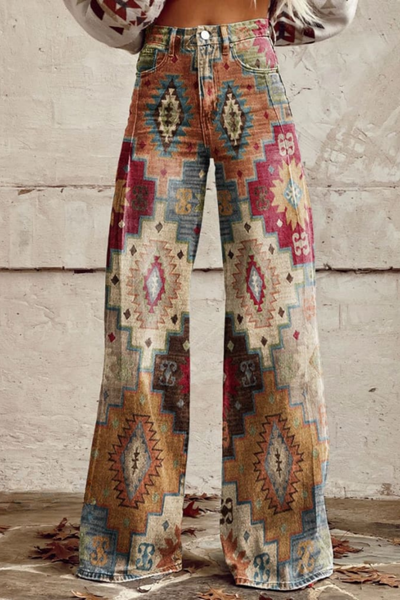 EVANIA | Pantalon Boho Vintage
