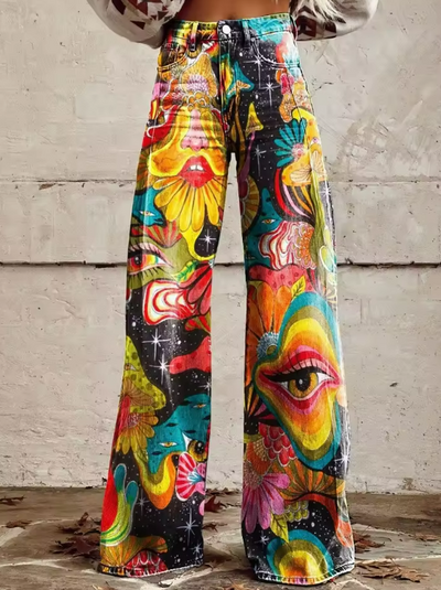 EVANIA | Pantalon Vintage Boho