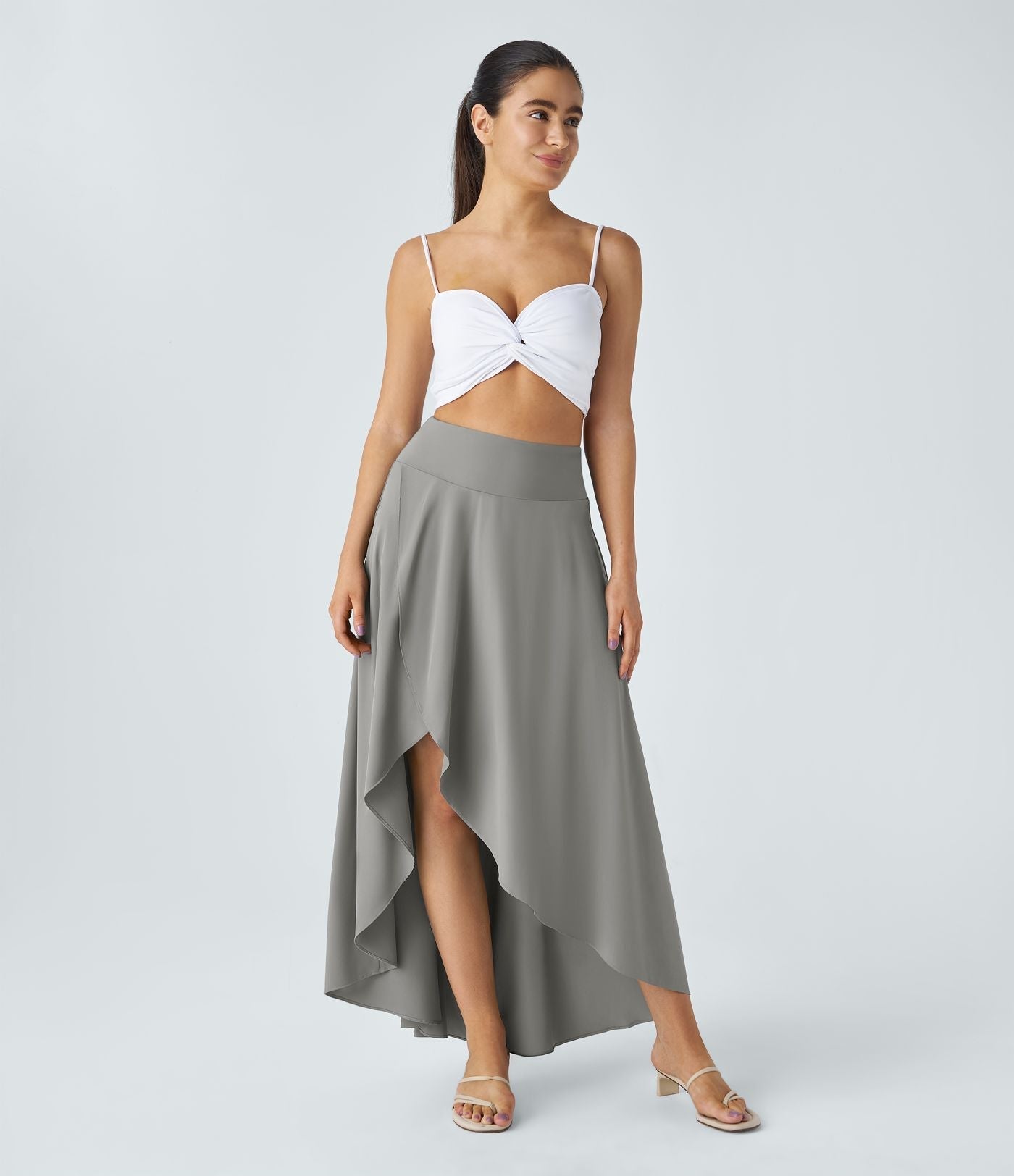 CWR Natalia | Split Comfortable Skirt