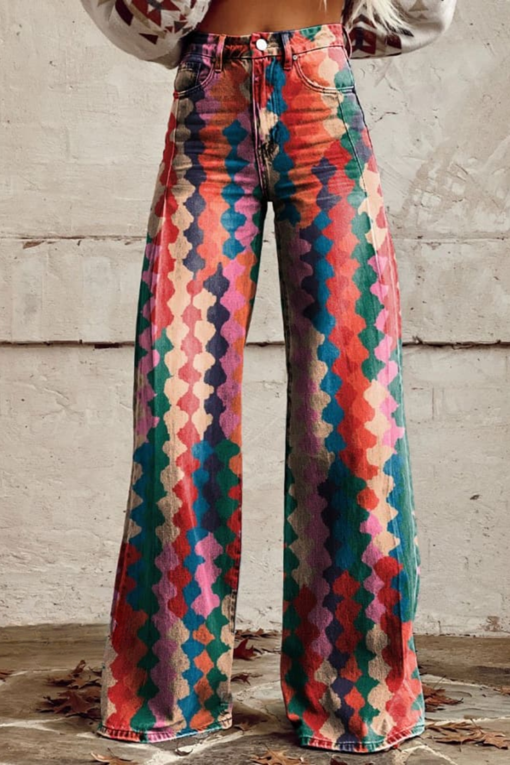 EVANIA | Pantalon Boho Vintage
