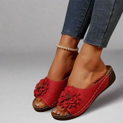 CWS Jolanda | Elegant Orthopaedic Sandals with Floral Pattern