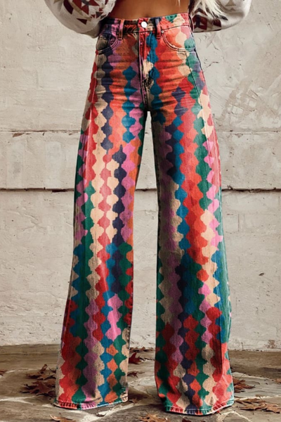 EVANIA | Pantalon Boho Vintage
