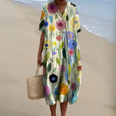Nicole | Summer Dress with Flowers