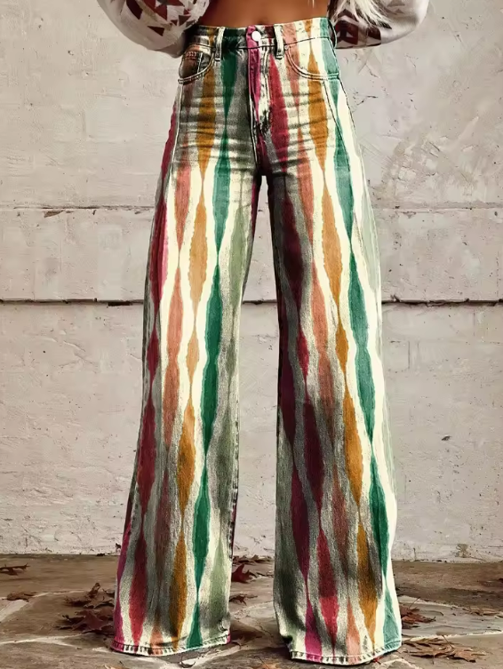 EVANIA | Pantalon Boho Vintage