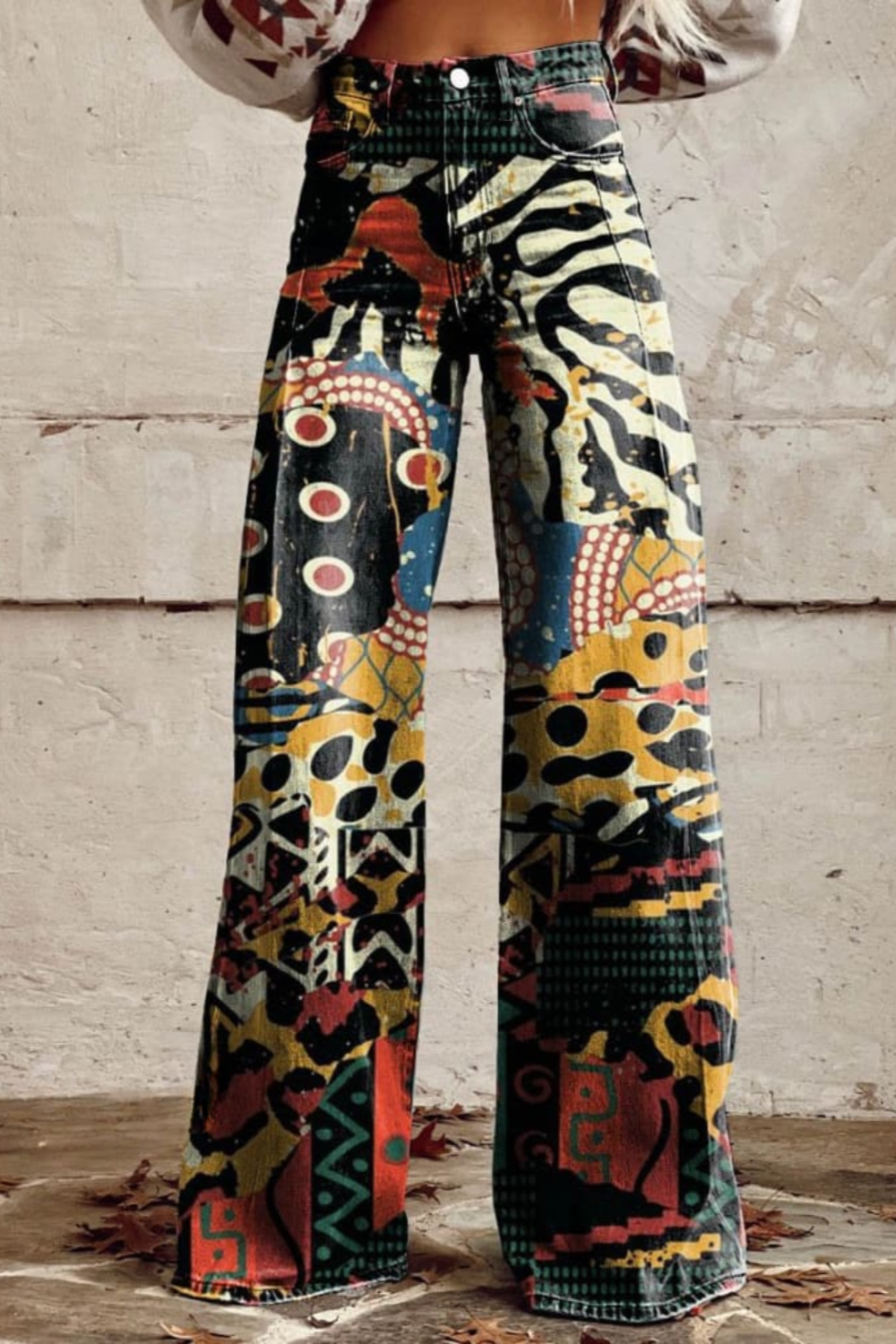 EVANIA | Pantalon Boho Vintage