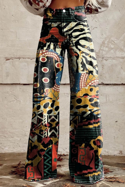 EVANIA | Pantalon Boho Vintage
