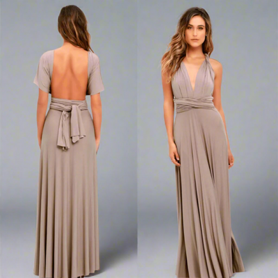 Dagmar | Robe portefeuille en tissu premium pour des apparitions élégantes