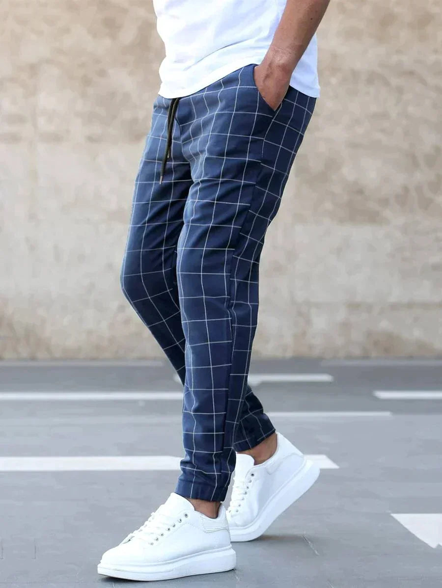 Presley™ - Pantalon Élégant avec Motif à Carreaux