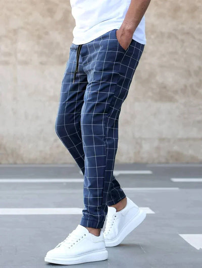 Presley™ - Pantalon Élégant avec Motif à Carreaux