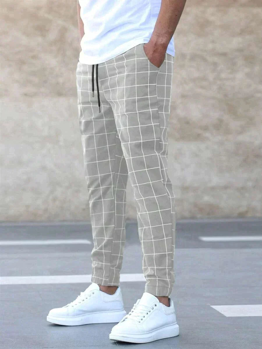 Presley™ - Pantalon Élégant avec Motif à Carreaux