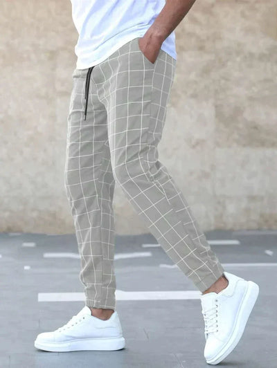 Presley™ - Pantalon Élégant avec Motif à Carreaux