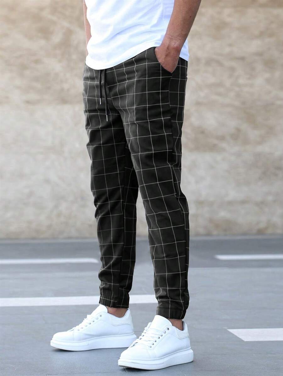Presley™ - Pantalon Élégant avec Motif à Carreaux