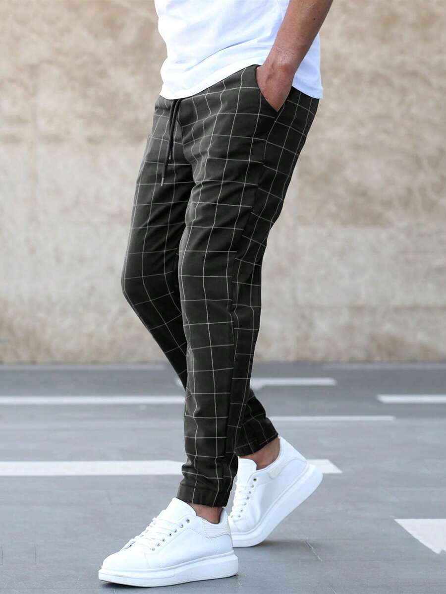Presley™ - Pantalon Élégant avec Motif à Carreaux