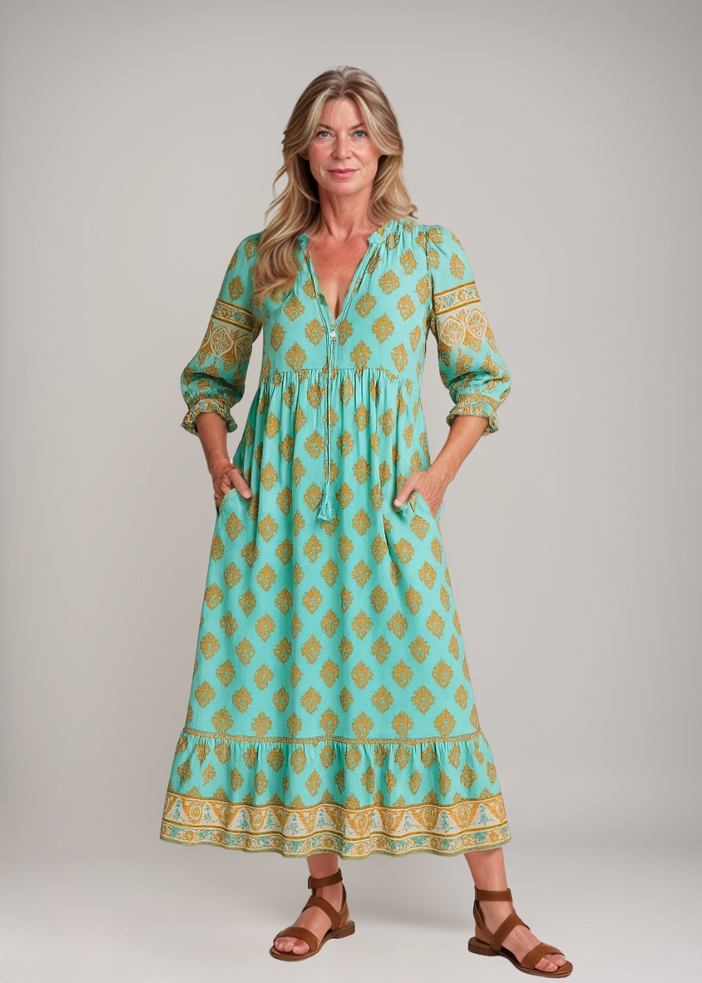 CWJ Hilga™ | Boho-tunika met kwastjes