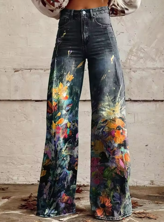 EVANIA | Pantalon Boho Vintage