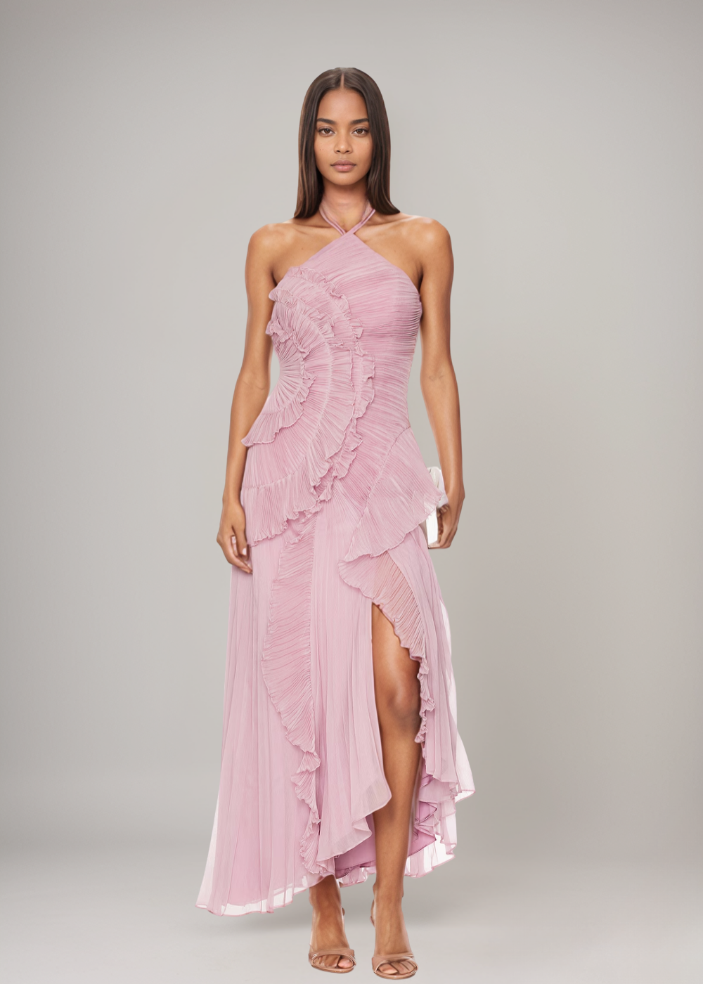 CWJ Hailey™ | Plissé Asymmetrische Jurk