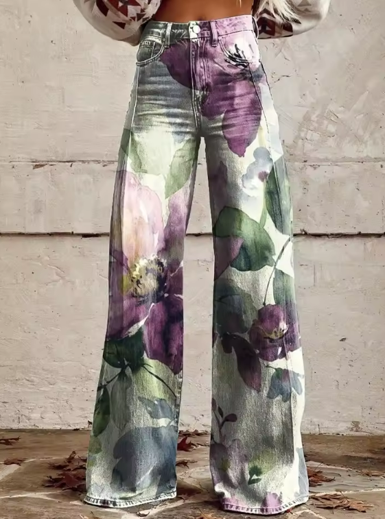EVANIA | Pantalon Vintage Boho