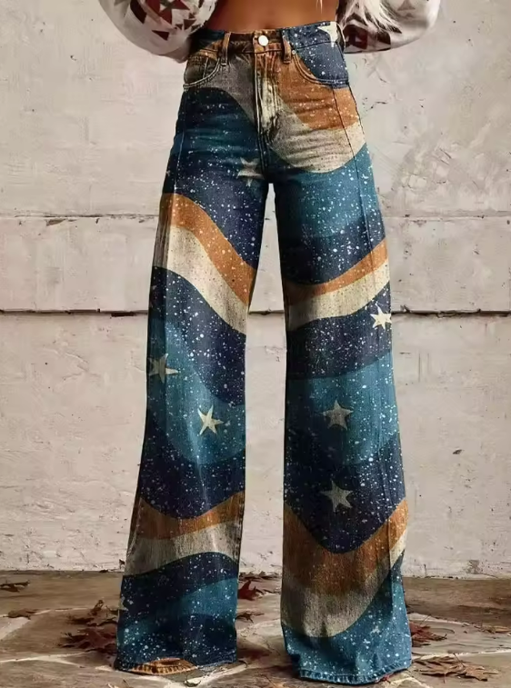 EVANIA | Pantalon Boho Vintage