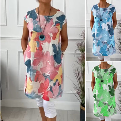 Anita™ | Robe élégante à col rond