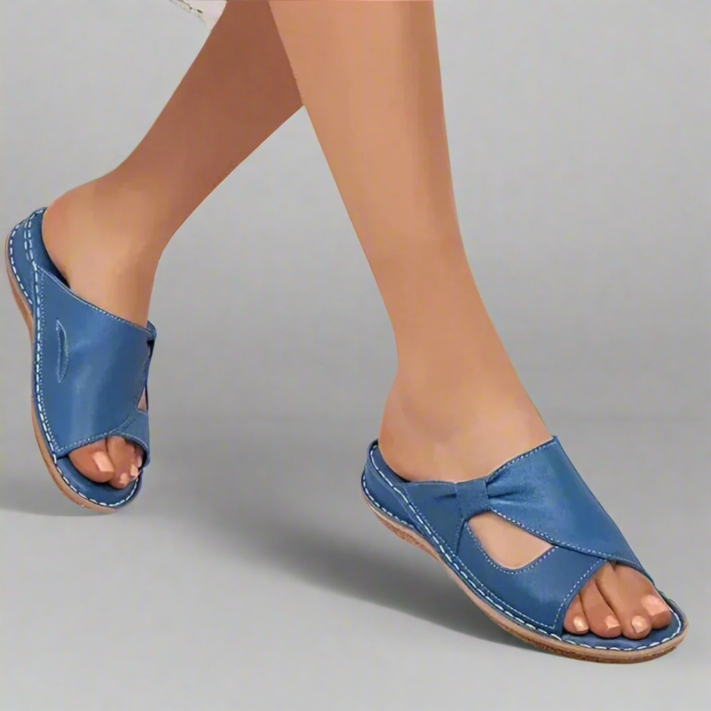 Yvonne | Premium leren orthopedische sandalen