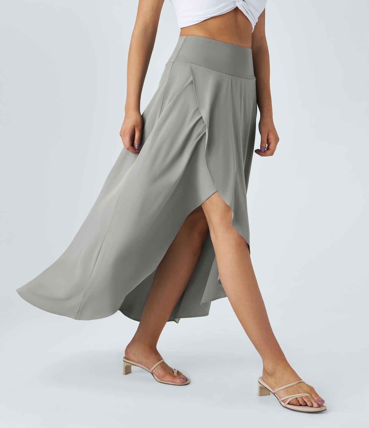 CWR Natalia | Split Comfortable Skirt