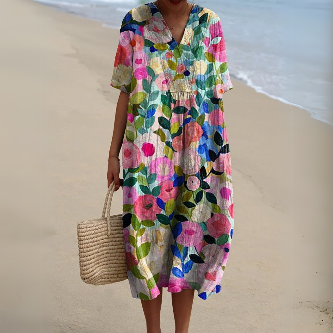 Nicole | Summer Dress with Flowers
