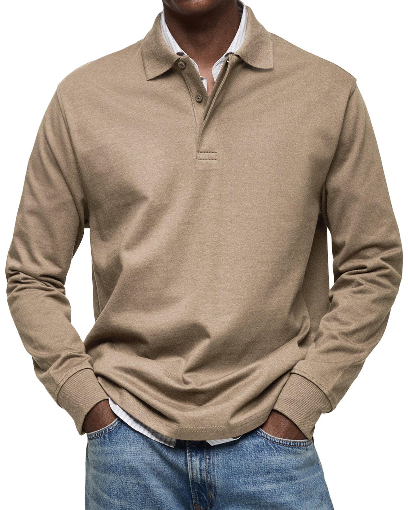 Alexandre™ | Casual Polo Shirt with Long Sleeves
