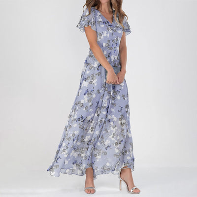 Sofia™ | Bloemenjurk met Volantmouwen