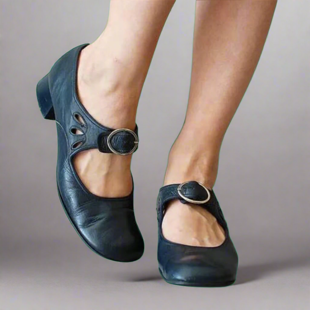 Denisa | Orthopedische leren sandalen met comfortabele verhogingszool