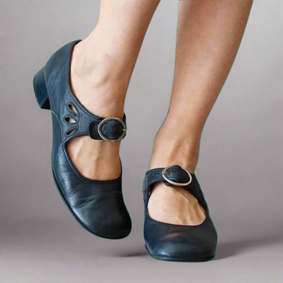 Denisa | Orthopedische leren sandalen met comfortabele verhogingszool