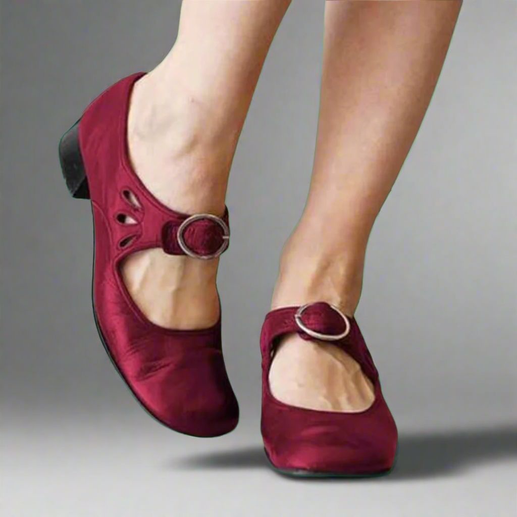 Denisa | Orthopedische leren sandalen met comfortabele verhogingszool