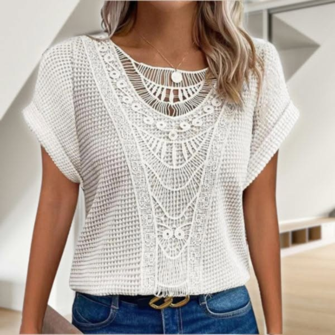 Sophie - top en dentelle chic et élégant