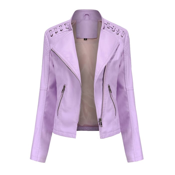 💥vente chaude🔥Veste en cuir d'agneau lavé