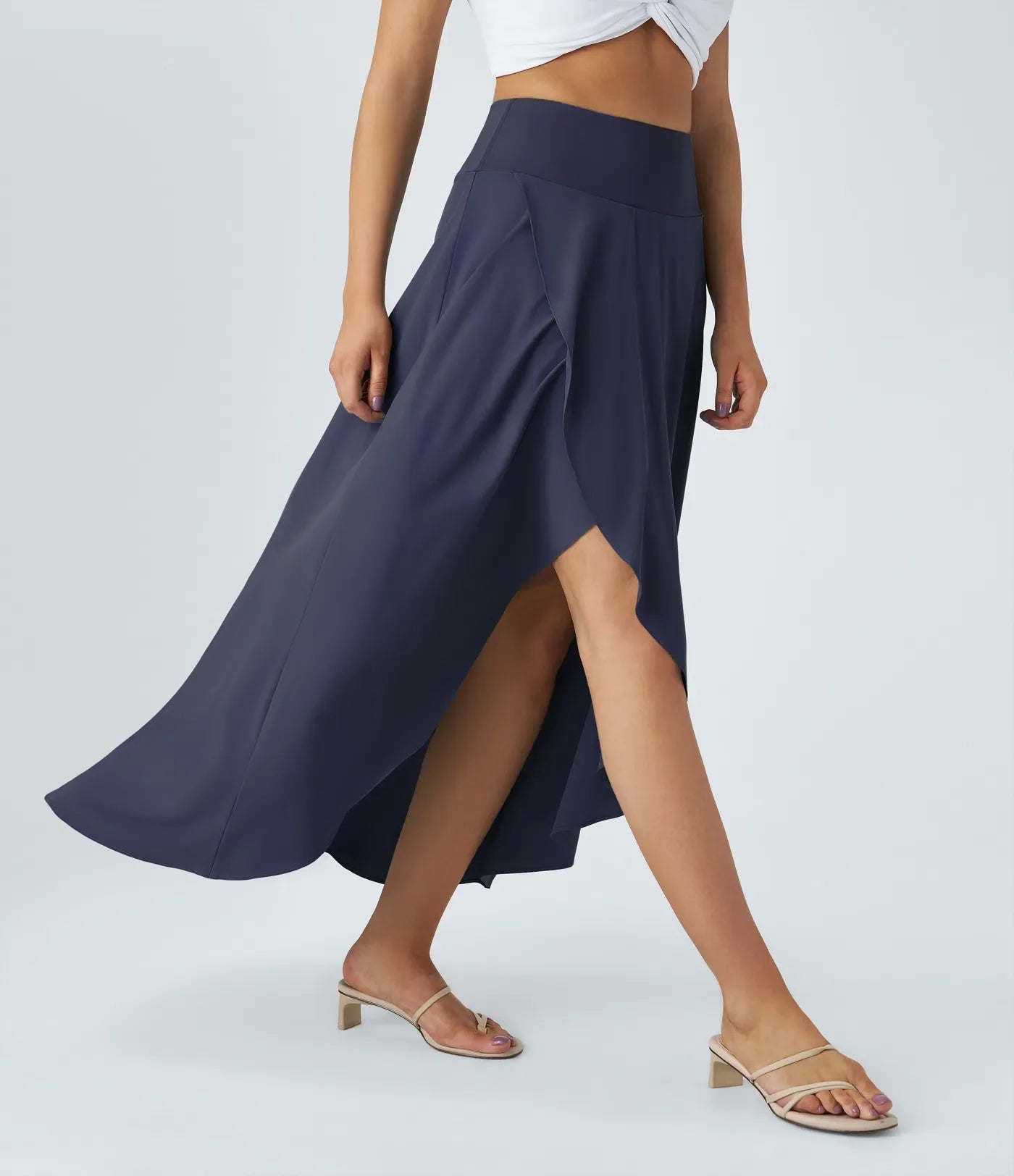 CWR Natalia | Split Comfortable Skirt