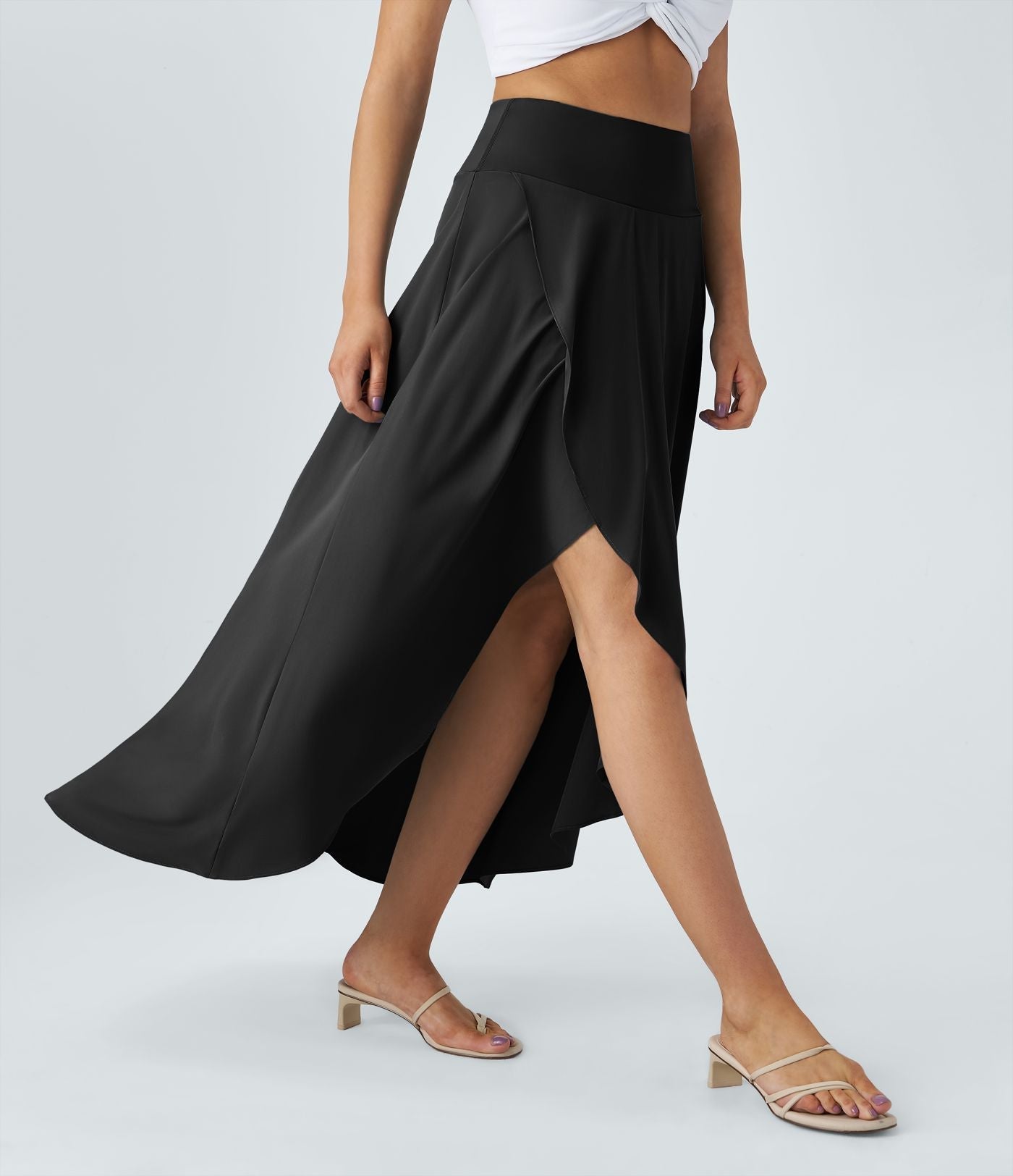 CWR Natalia | Split Comfortable Skirt