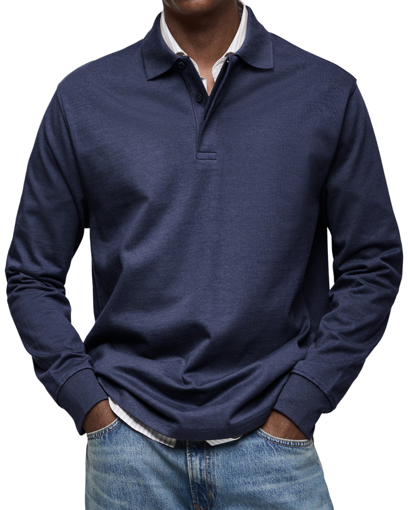 Alexandre™ | Polo décontracté à manches longues