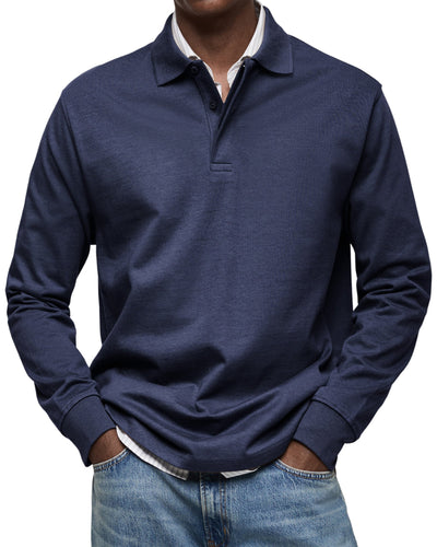Alexandre™ | Polo décontracté à manches longues