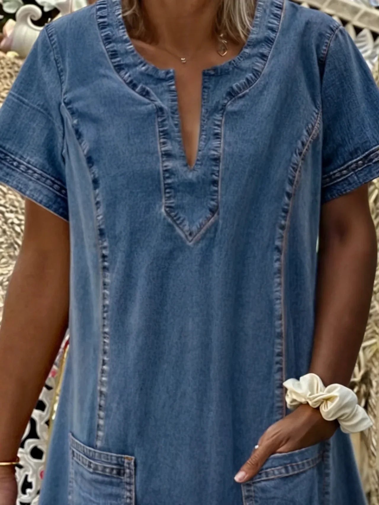 CWJ Raquel™ | Jeans-Tuniekjurk met Zakken