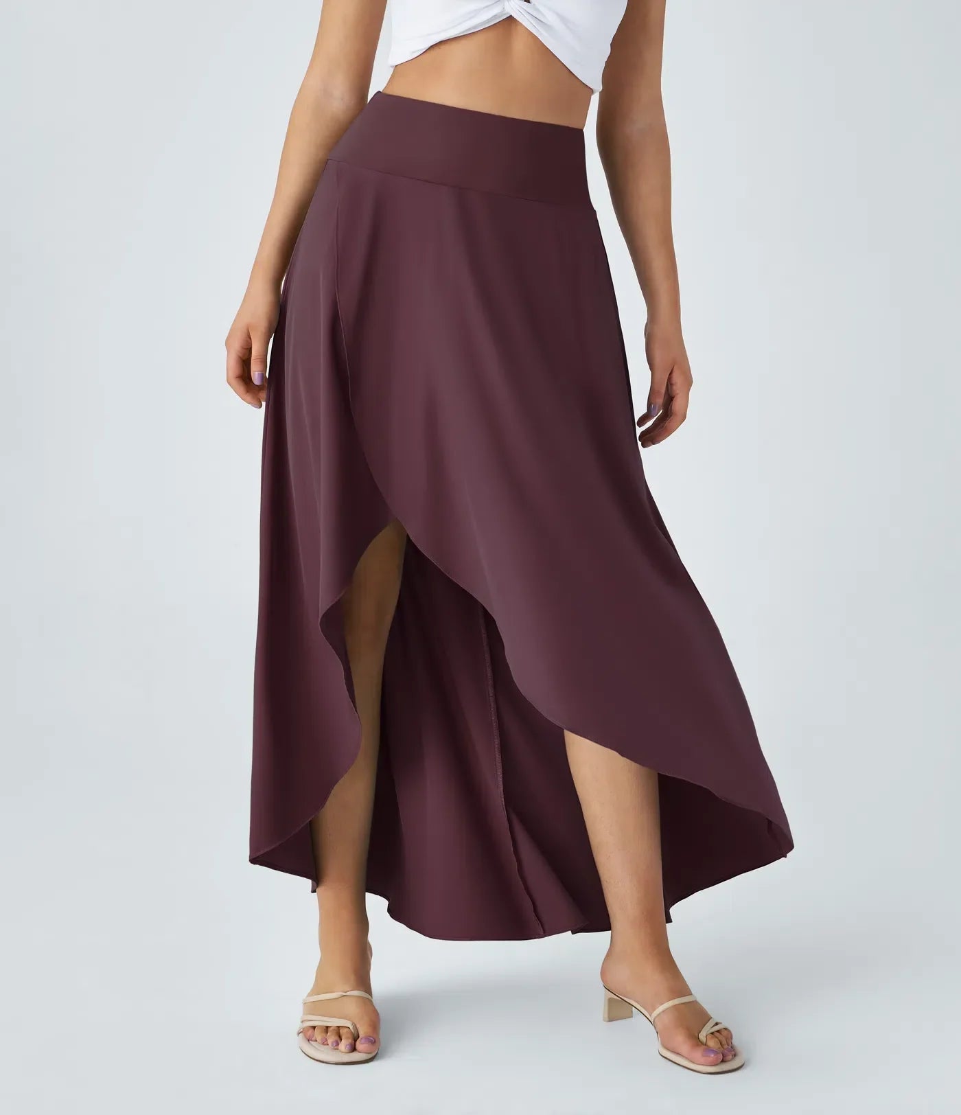 CWR Natalia | Split Comfortable Skirt
