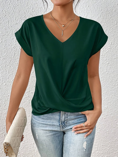 Cleo - T-shirt décontracté col cœur
