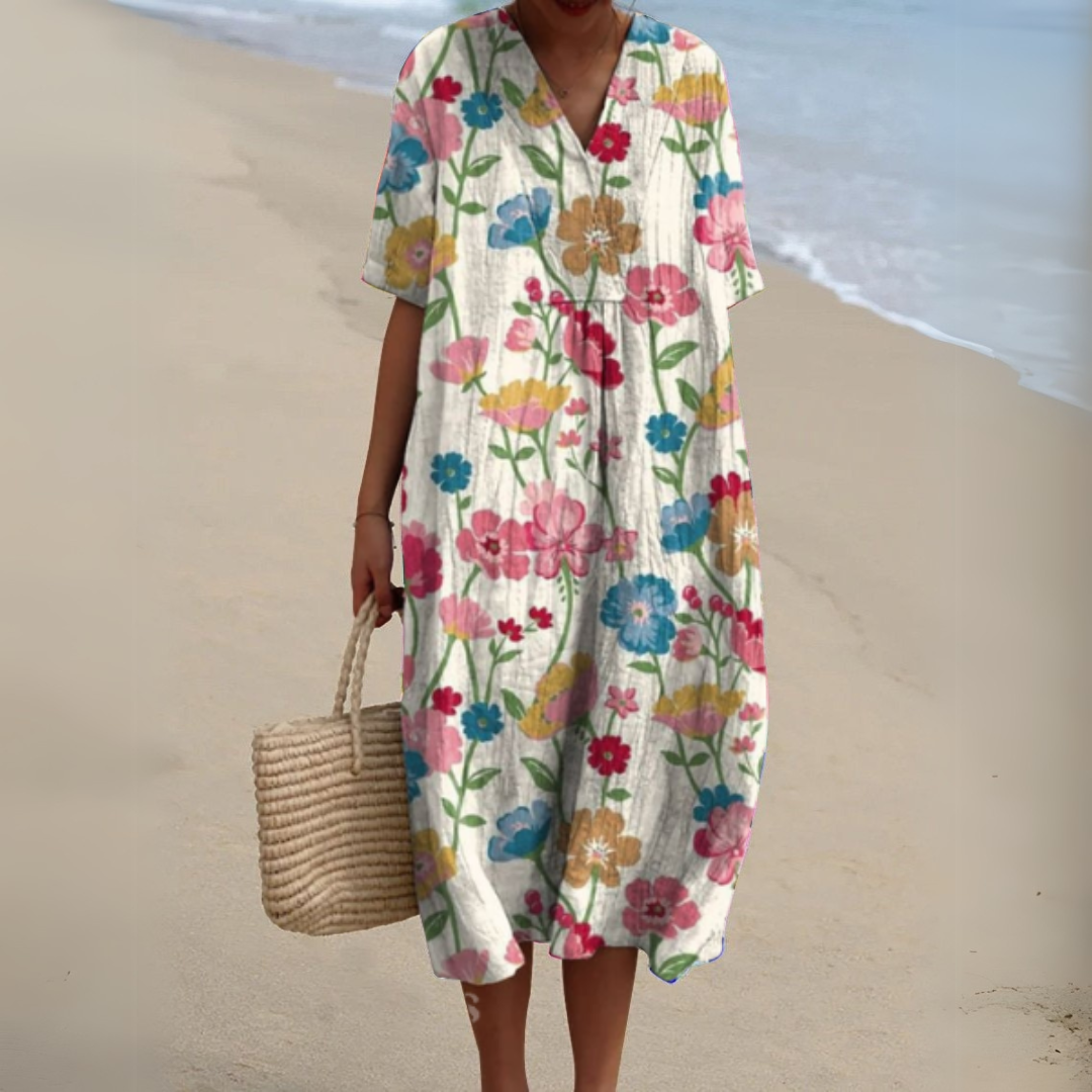 Nicole | Summer Dress with Flowers