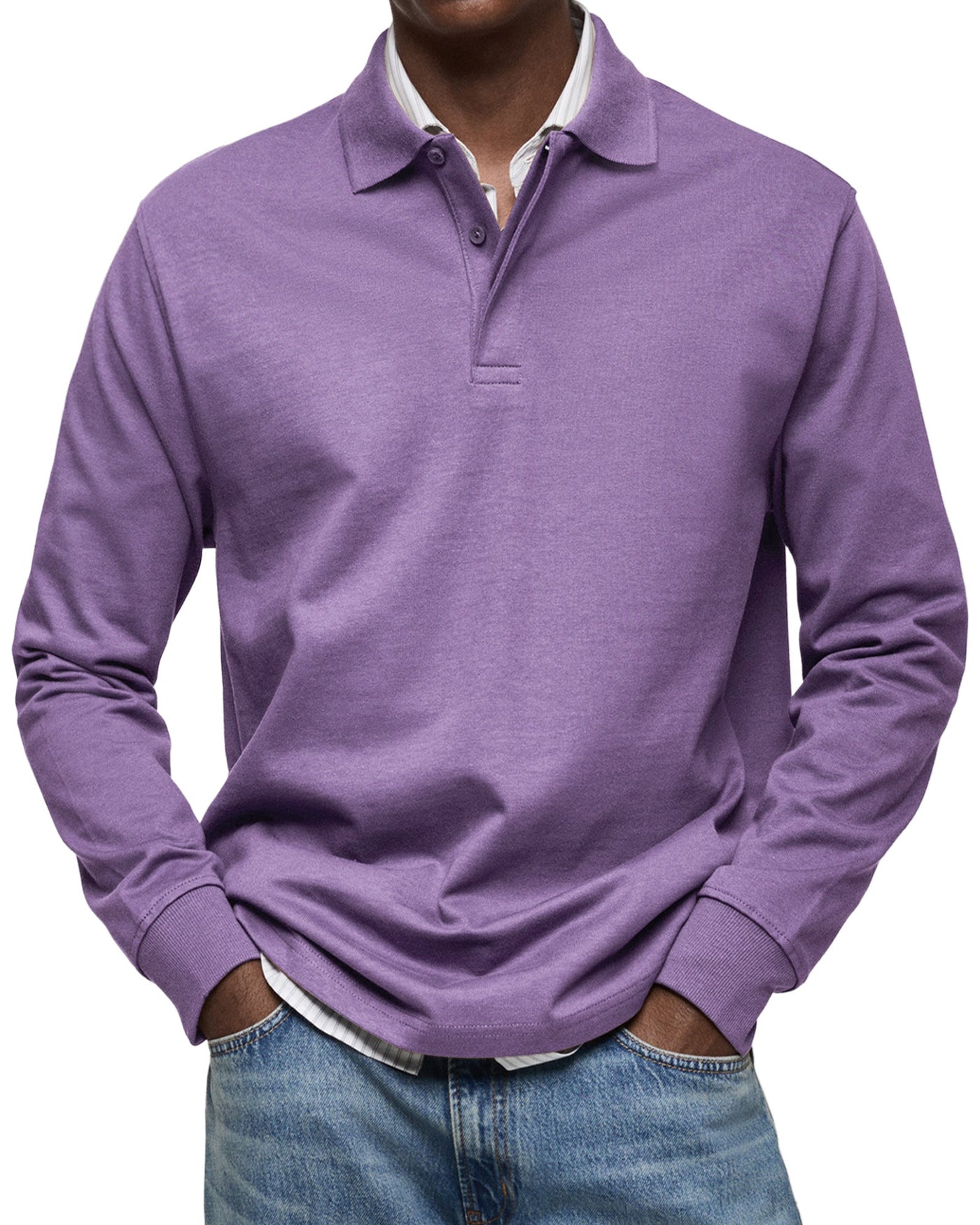 Alexandre™ | Casual Polo Shirt with Long Sleeves