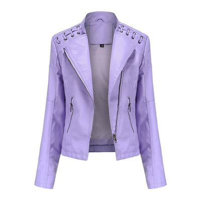 💥vente chaude🔥Veste en cuir d'agneau lavé