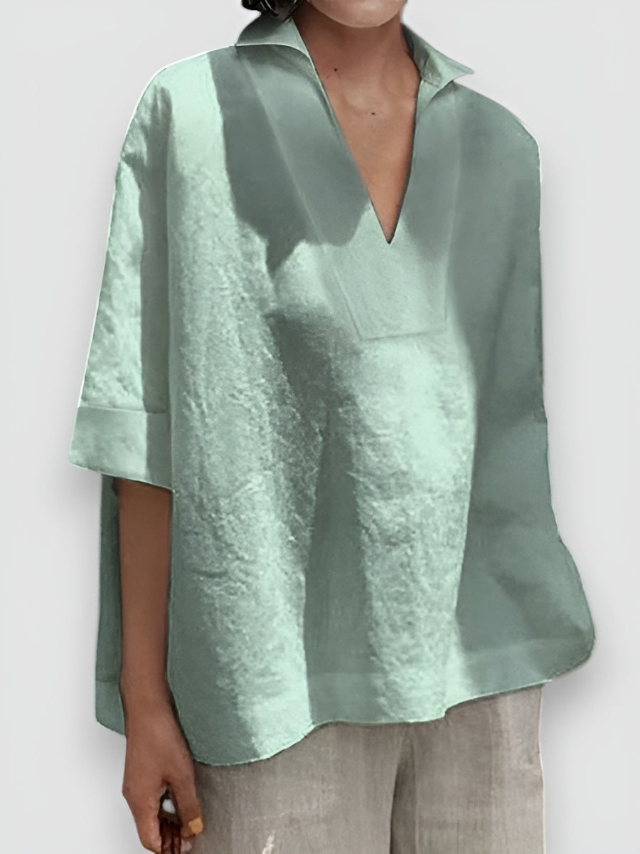 Olga | Blouse Col V