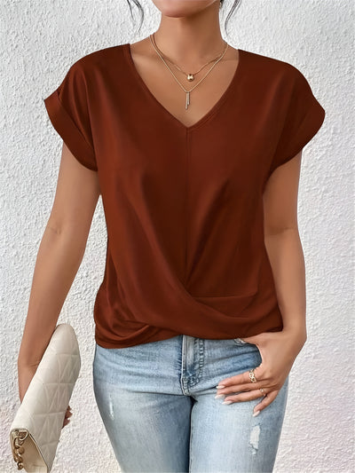 Sophie™ | Casual T-shirt with V-neck heart