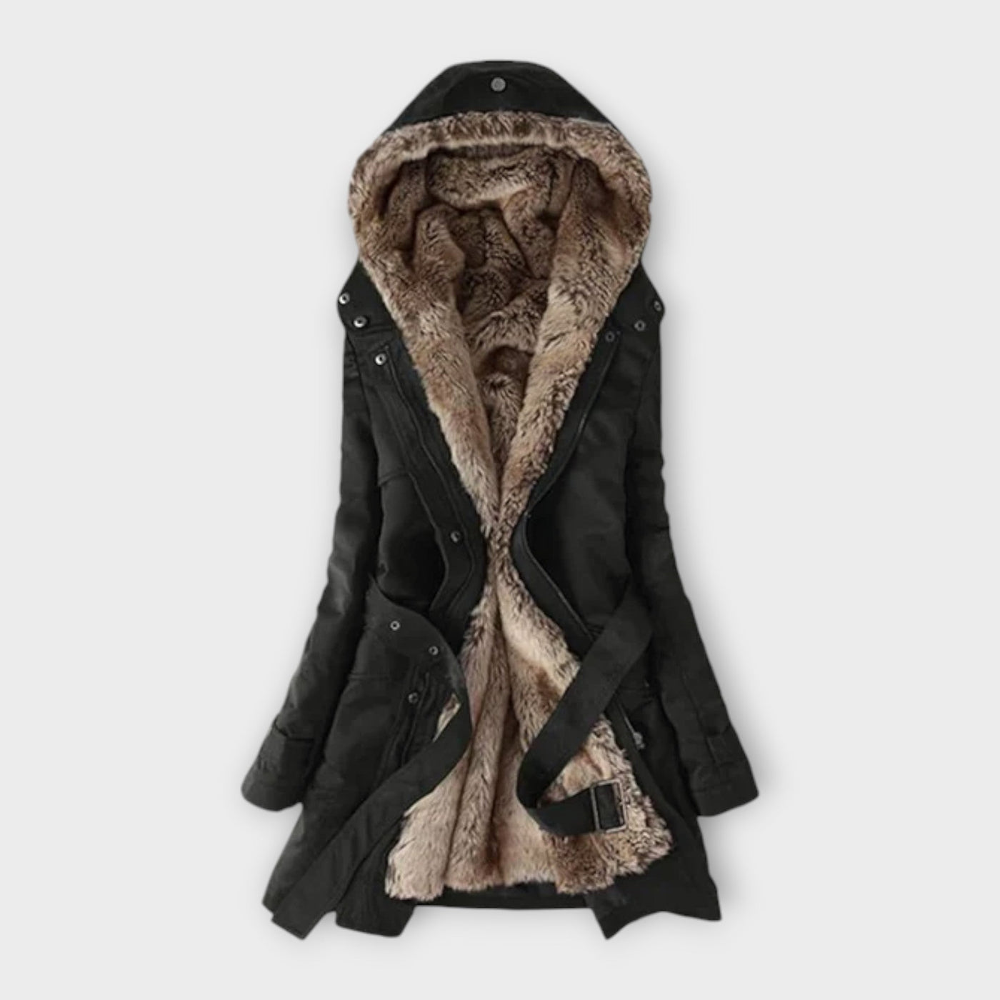 Mikash - Welcoming Fur-Lined Coat