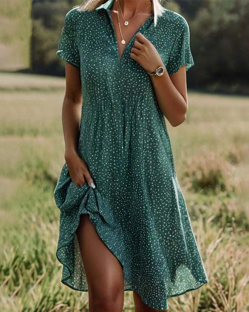 Yara™ | Luchtige Polka-Dot Minidress