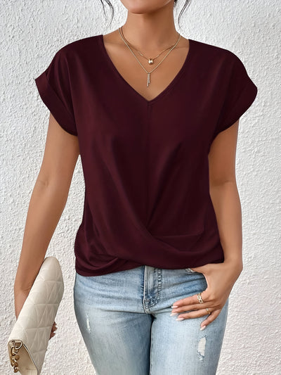 Sophie™ | Casual T-shirt with V-neck heart